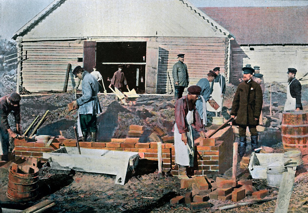 俄罗斯莫斯科以外的建筑商，建于1890年 作者 吉洛特