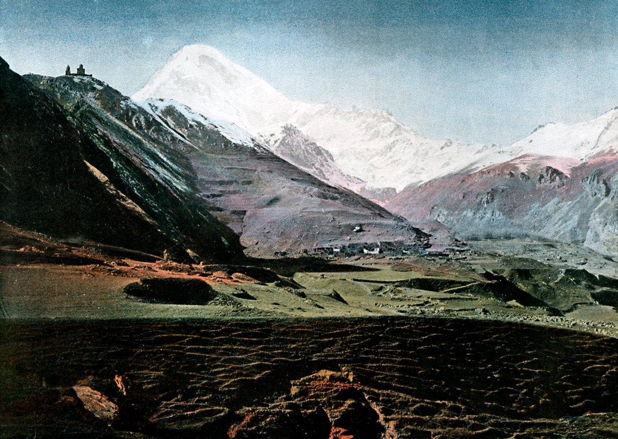 高加索地区卡兹别克山，c1890 作者 吉洛特
