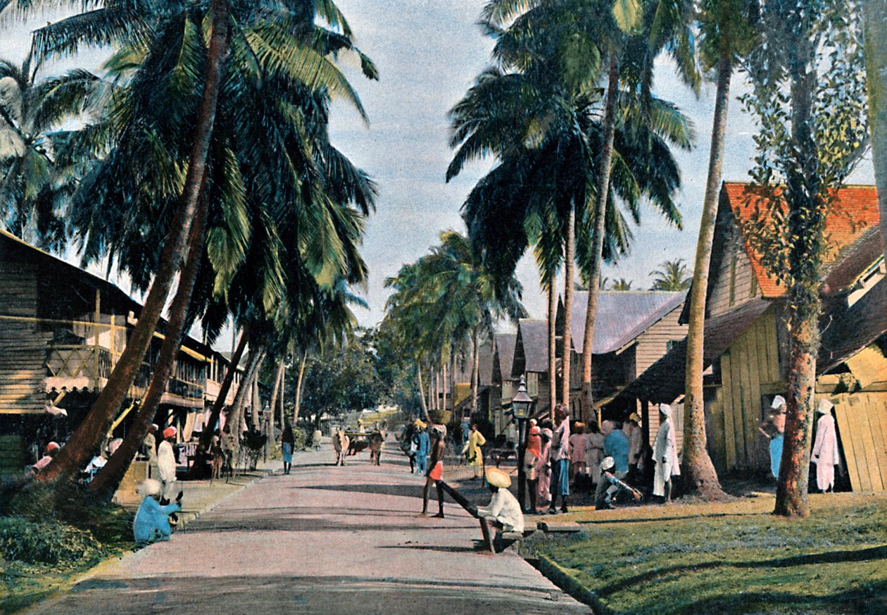布莱尔港，安达曼和尼科巴群岛，印度洋的街道，建于1890年 作者 吉洛特