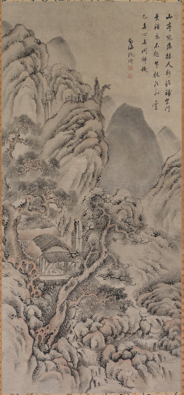 景观，18世纪。 作者 只园南海