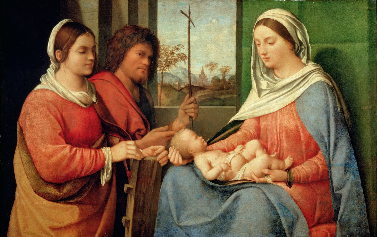 麦当娜和圣徒的孩子 作者 乔治·乔治乔恩（Giorgio Giorgione）