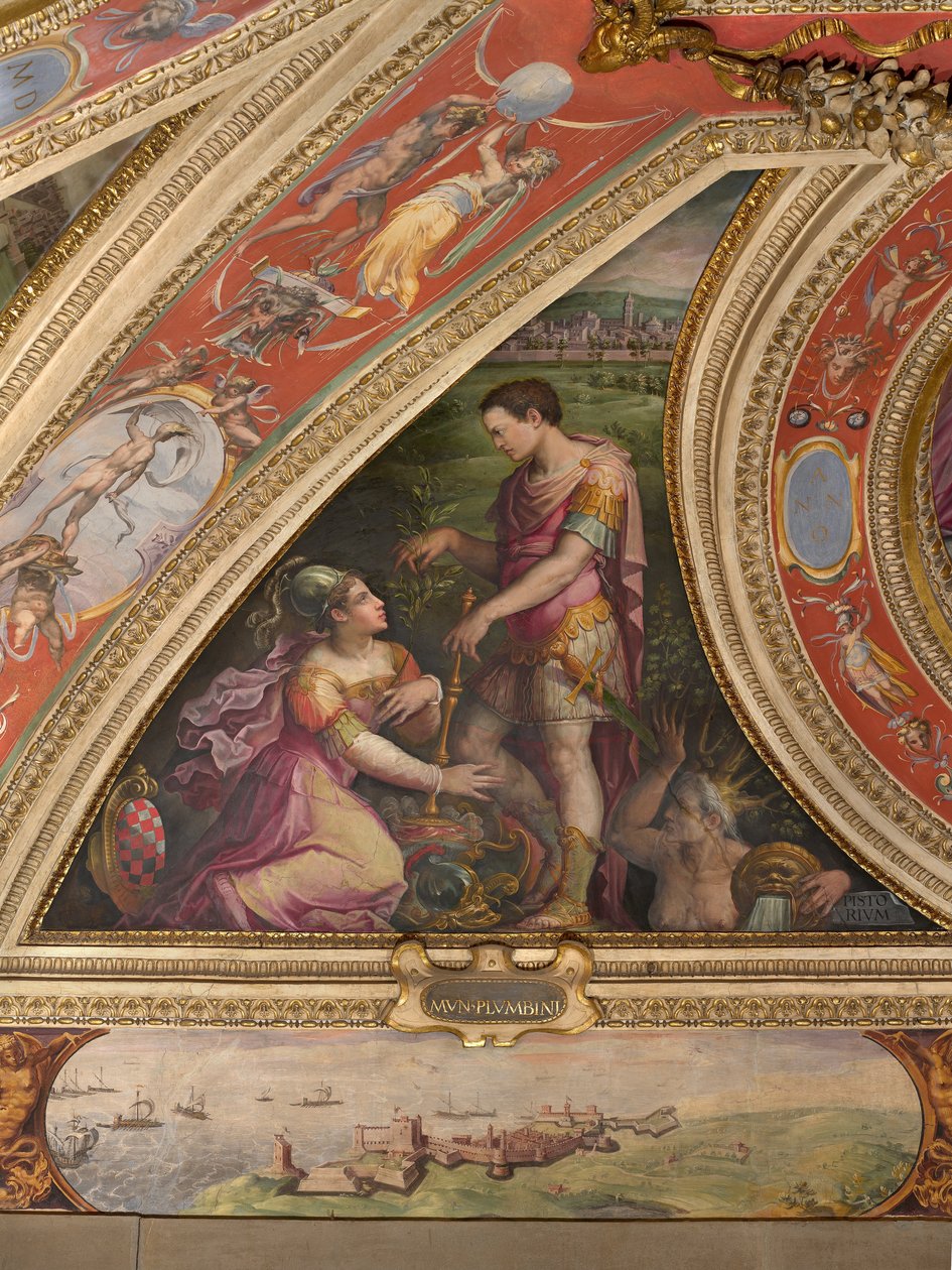皮斯托亚的寓言; Piombino的底部 作者 乔治·瓦萨里（Giorgio Vasari）