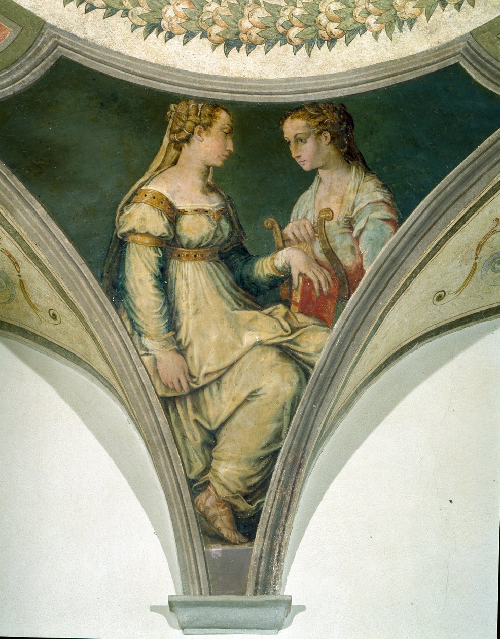 Muse，Camera di Apollo和Muse 作者 乔治·瓦萨里（Giorgio Vasari）