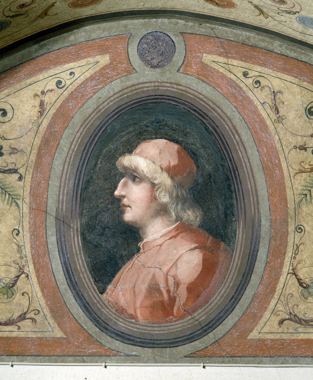 一个人的画象，照相机della Fama，1548 作者 乔治·瓦萨里（Giorgio Vasari）