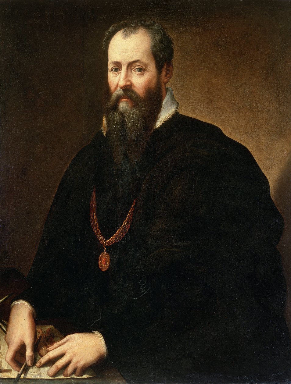 自画像，1566-68 作者 乔治·瓦萨里（Giorgio Vasari）