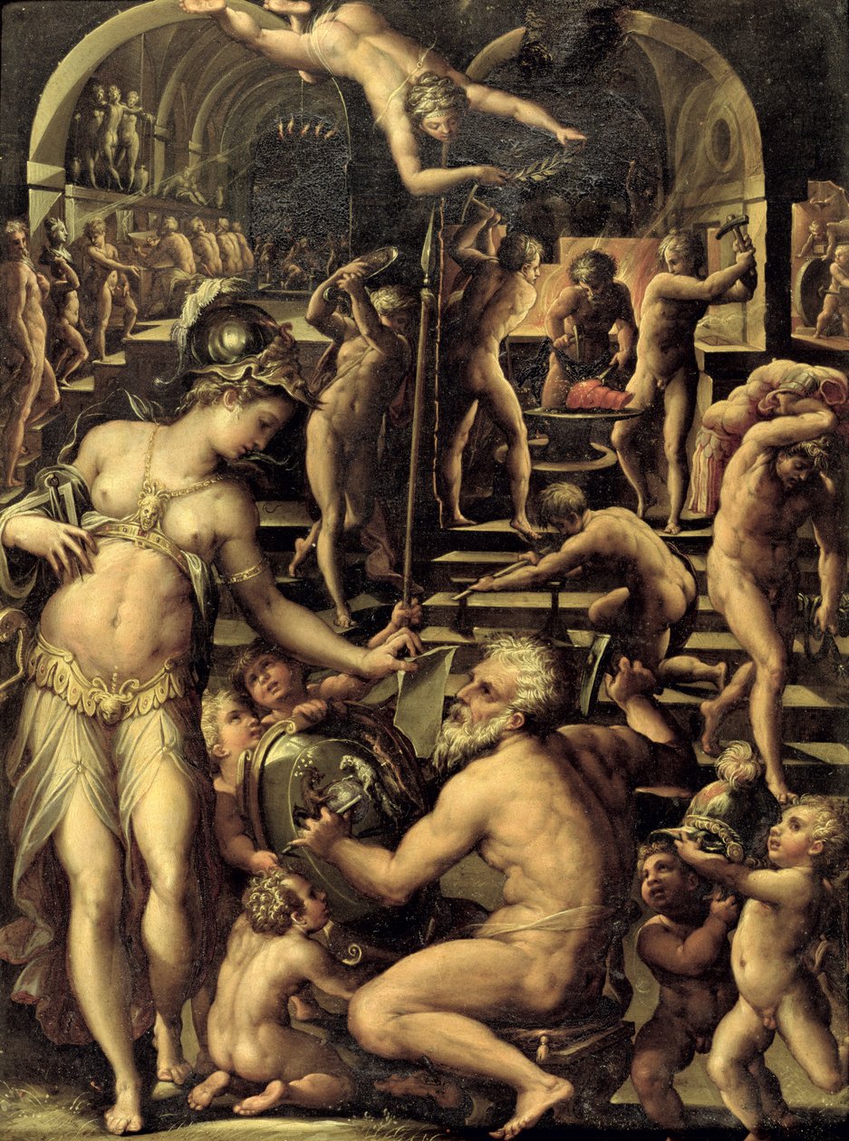 Vulcan&39;s Forge，1565 作者 乔治·瓦萨里（Giorgio Vasari）