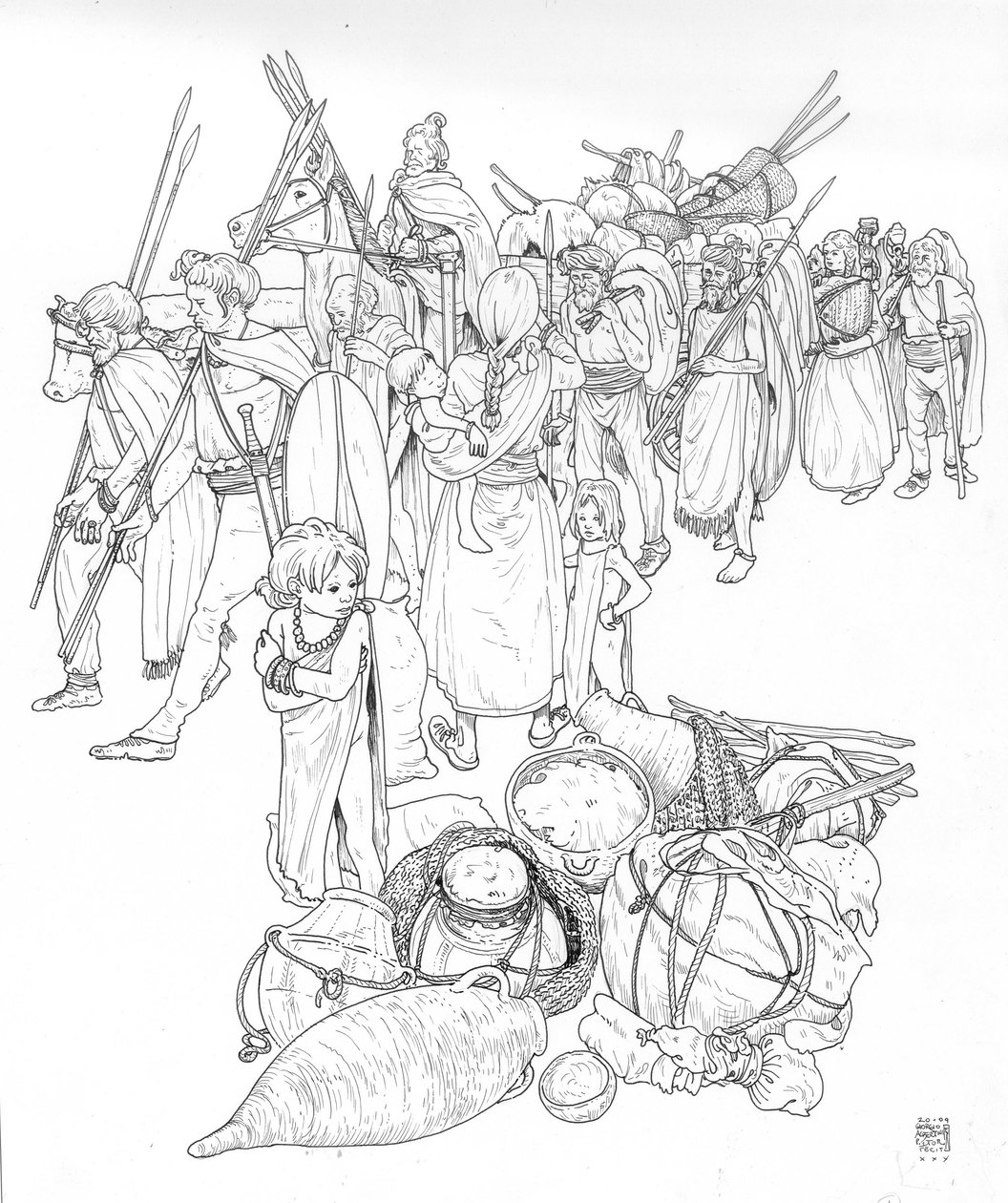 野蛮人马可曼人（马可曼尼日耳曼部落联盟） 作者 乔治·阿尔贝蒂尼