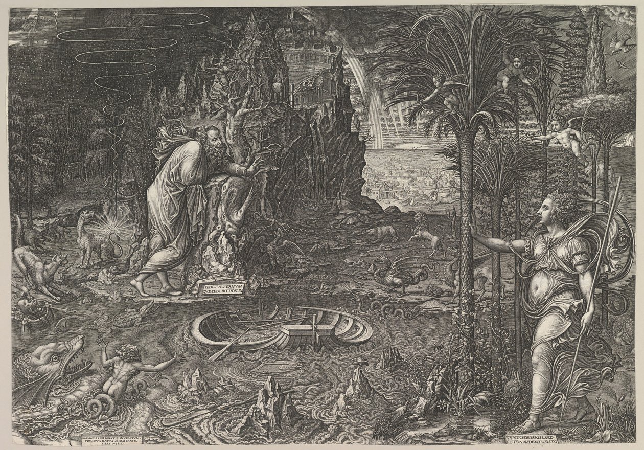 生命的寓言》，1561年。 作者 乔治·吉西（Giorgio Ghisi）