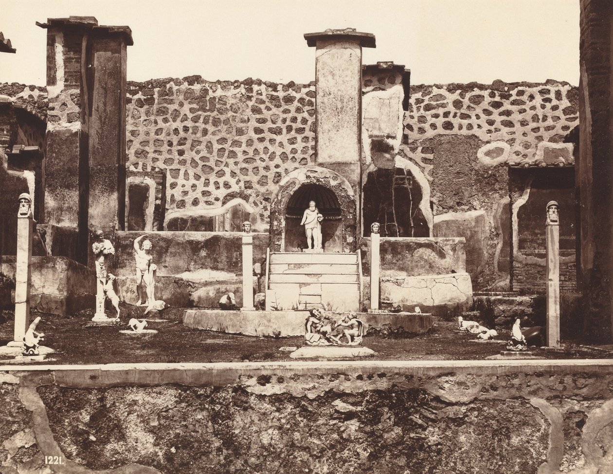 马库斯-卢克莱修斯之家，庞贝 马库斯-卢克莱修斯之家，庞贝，约1870。 作者 乔治·夏
