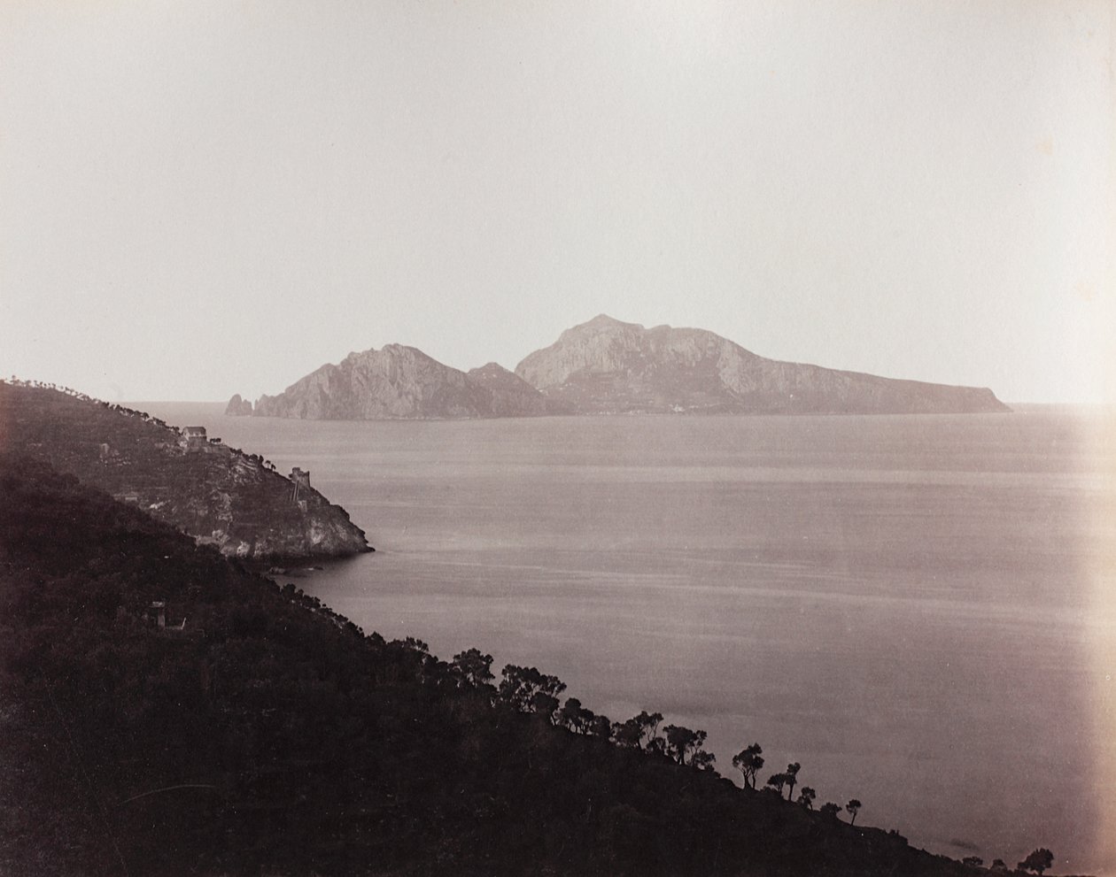 View of Capri 作者 乔治·夏