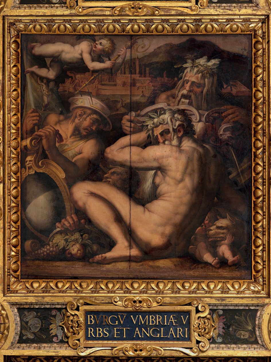 Borgo San Sepolcro和Anghiari的寓言 作者 乔治·瓦萨里（Giorgio Vasari）