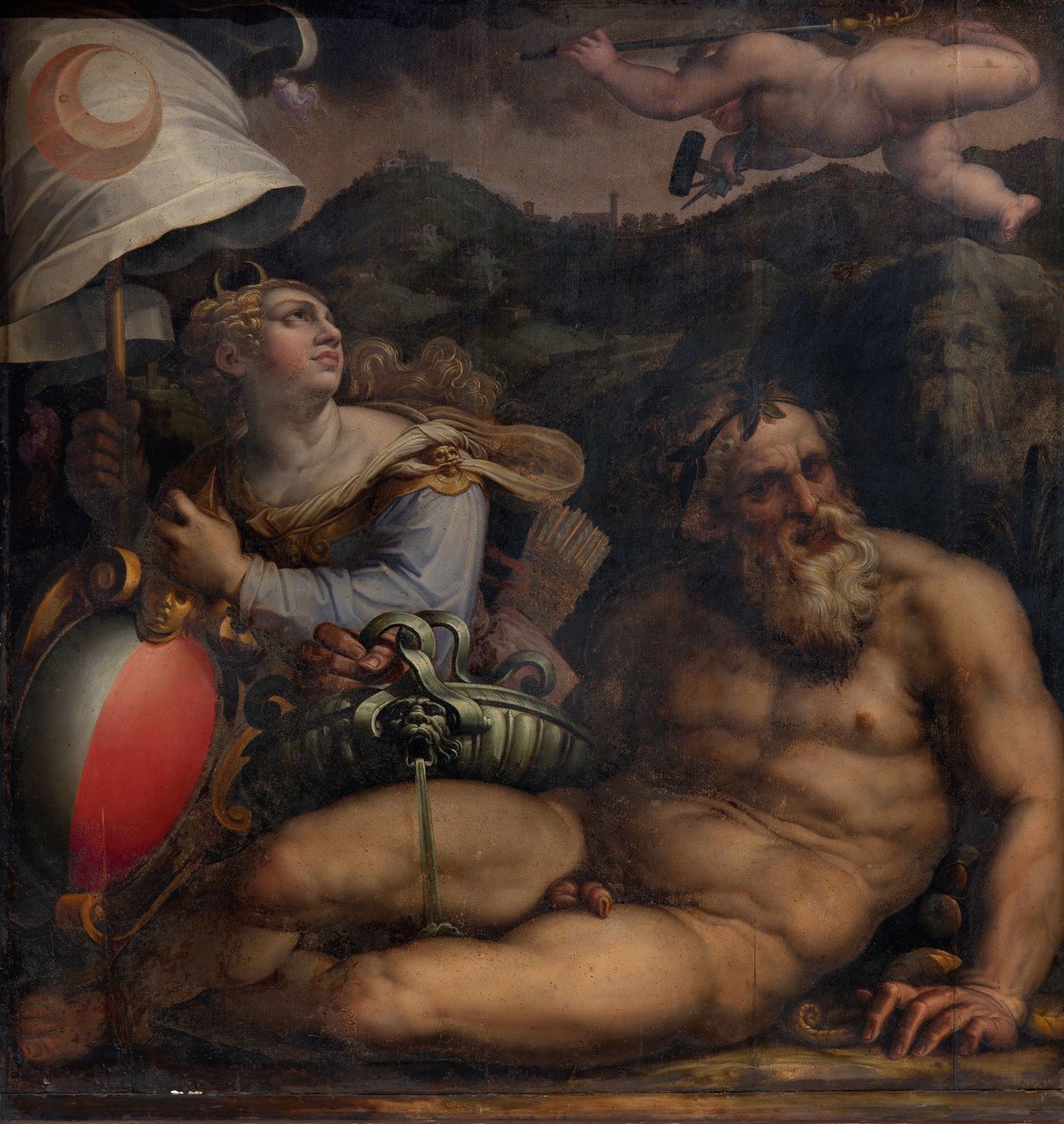 费耶索勒的寓言，1563-1565年 作者 乔治·瓦萨里（Giorgio Vasari）