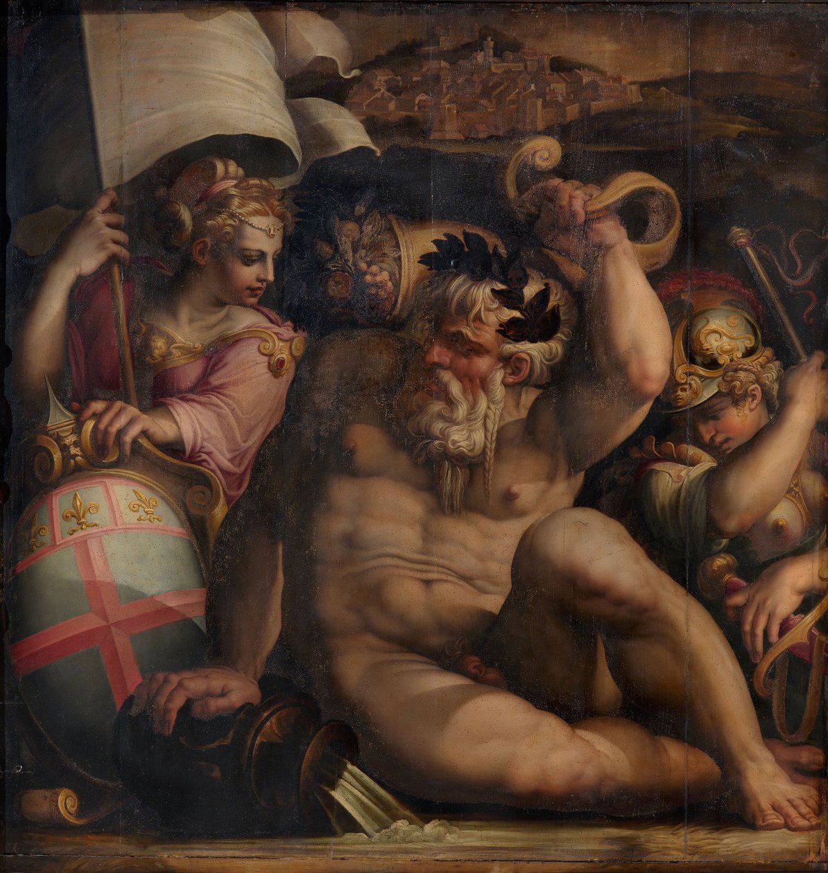 罗马涅的寓言，1563-1565年 作者 乔治·瓦萨里（Giorgio Vasari）