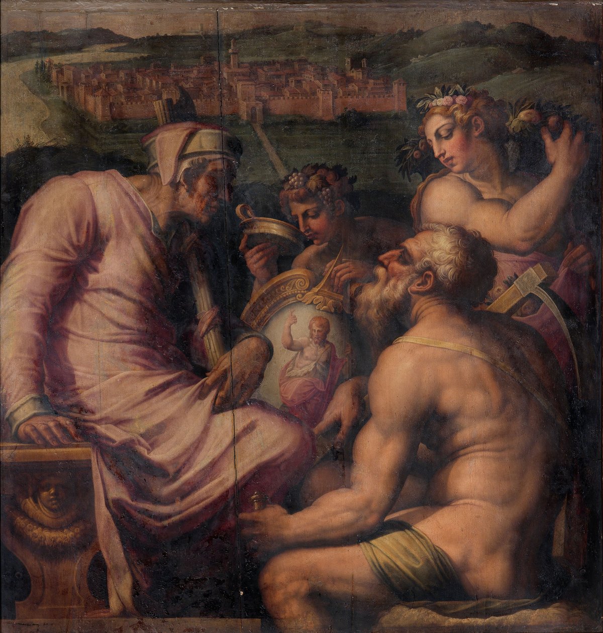 圣乔瓦尼·瓦尔达诺的寓言，1563-1565年 作者 乔治·瓦萨里（Giorgio Vasari）