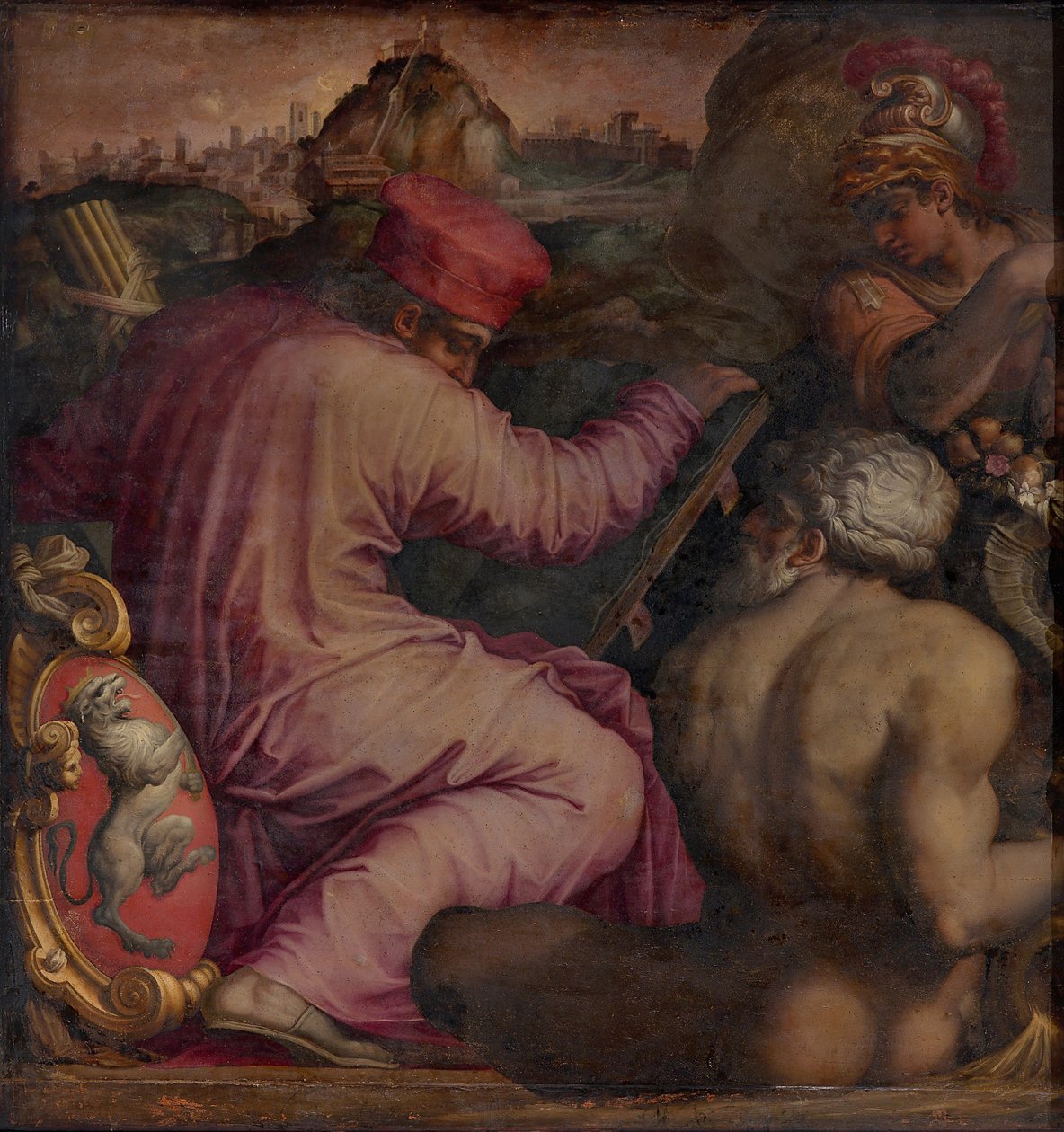 1563-1565年下瓦尔达诺的圣米尼亚托寓言 作者 乔治·瓦萨里（Giorgio Vasari）