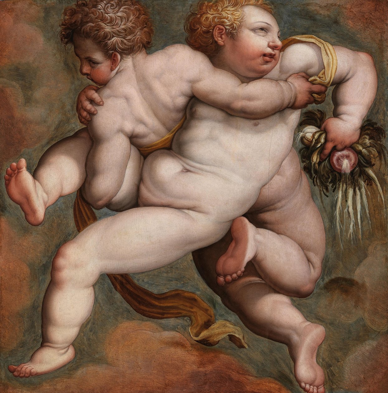 冬天的寓言》。 作者 乔治·瓦萨里（Giorgio Vasari）