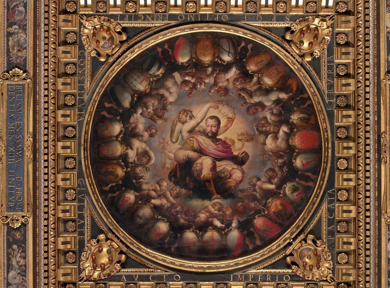 科西莫一世的神化 作者 乔治·瓦萨里（Giorgio Vasari）