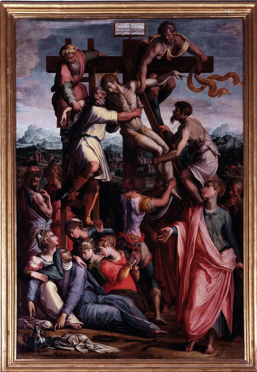 沉积（布面油画 作者 乔治·瓦萨里（Giorgio Vasari）