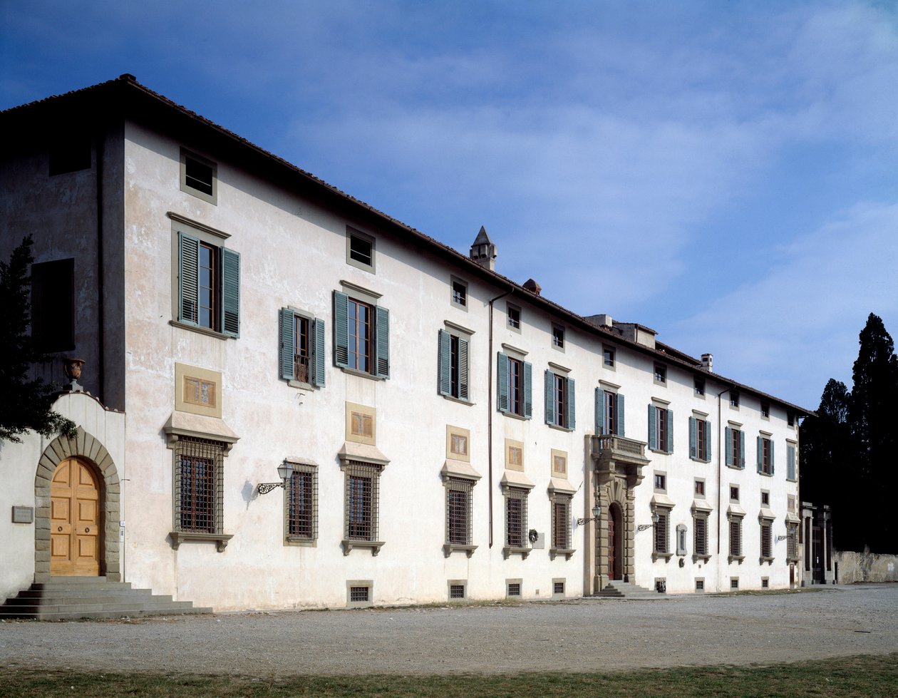 Castello 的 Villa Medicea 外墙，约 1538 年 作者 乔治·瓦萨里（Giorgio Vasari）