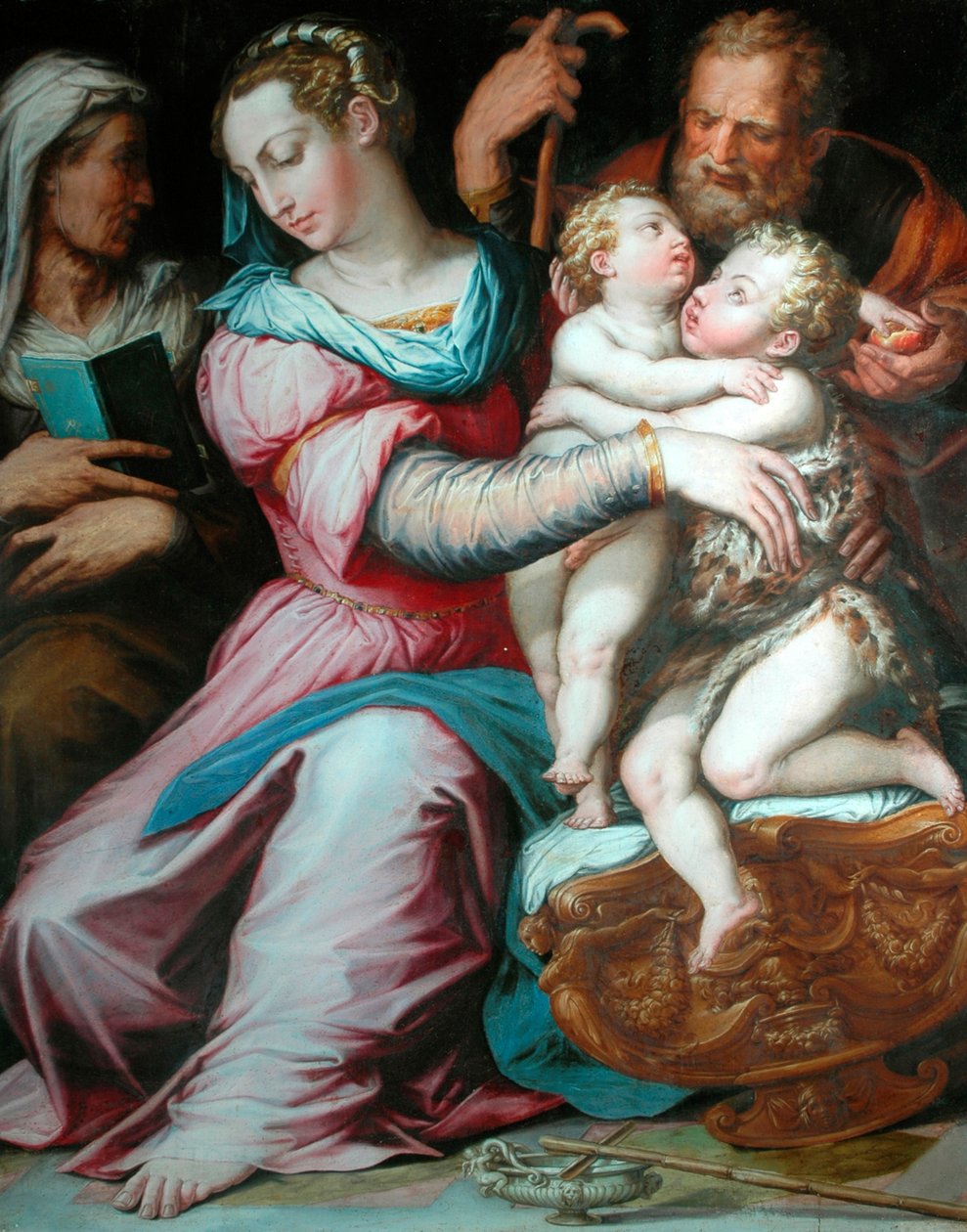 神圣家族与圣约翰 作者 乔治·瓦萨里（Giorgio Vasari）