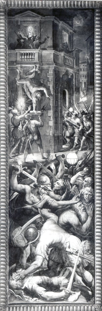 1573年科利尼和胡格诺派的大屠杀 作者 乔治·瓦萨里（Giorgio Vasari）