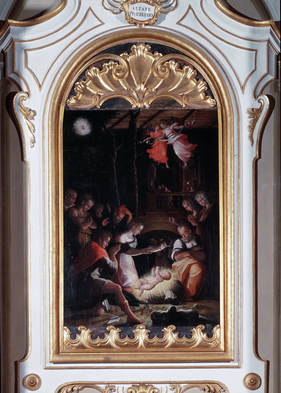 耶稣诞生（布面油画 作者 乔治·瓦萨里（Giorgio Vasari）