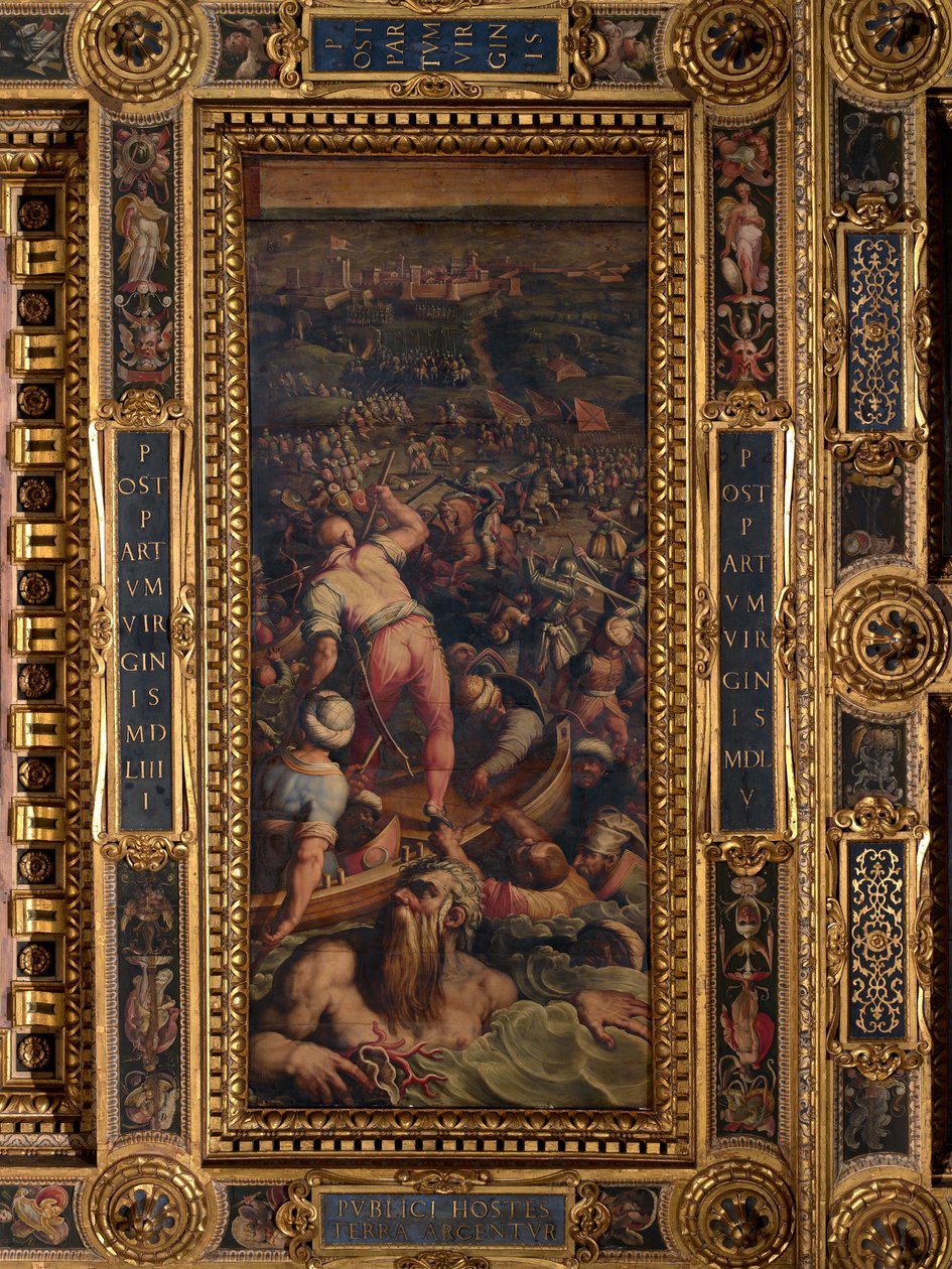 皮翁比诺的土耳其人溃败 作者 乔治·瓦萨里（Giorgio Vasari）