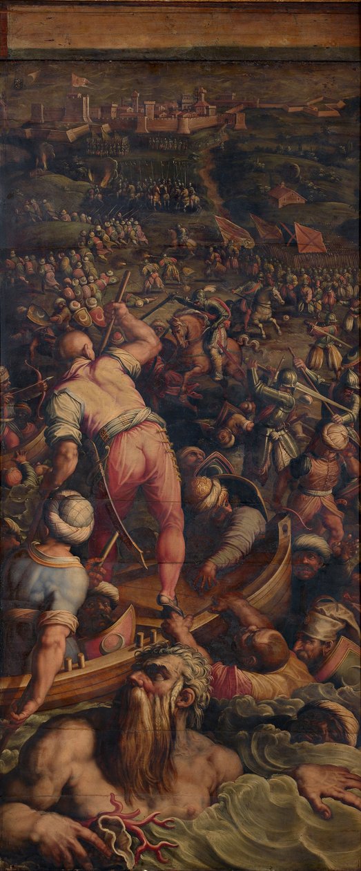 1563-1565年在皮翁比诺的土耳其人溃败 作者 乔治·瓦萨里（Giorgio Vasari）