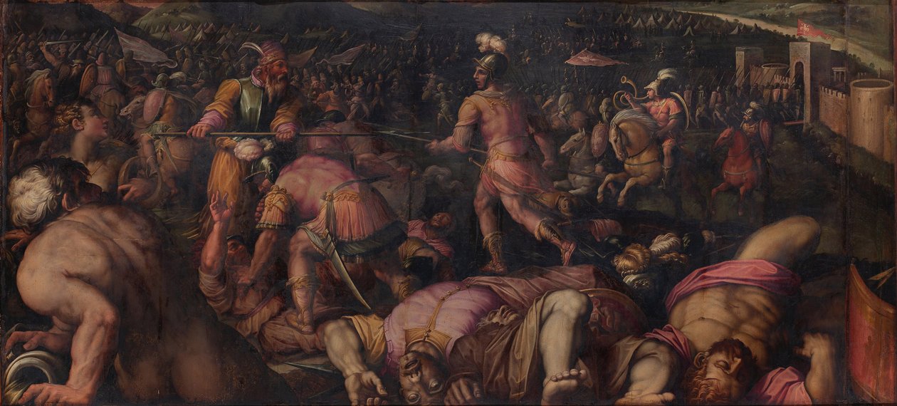 406、1563-1565年在Faesulae与Radagaisus作战 作者 乔治·瓦萨里（Giorgio Vasari）