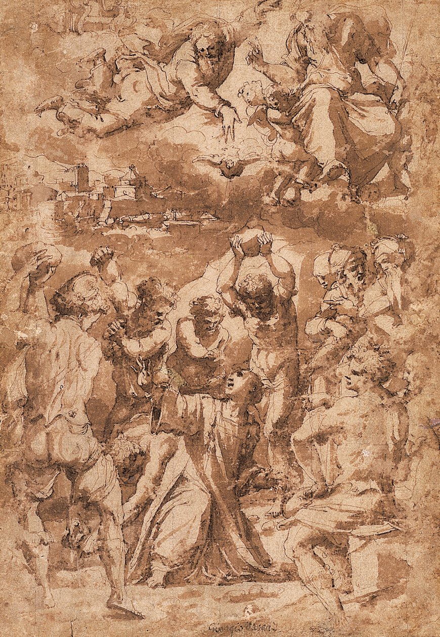 圣史蒂芬的石像，三位一体 作者 乔治·瓦萨里（Giorgio Vasari）