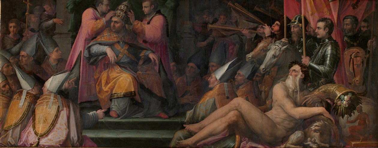1555-1562年，乔瓦尼·德·美第奇（Giovanni de Medici）当选罗马教皇 作者 乔治·瓦萨里（Giorgio Vasari）