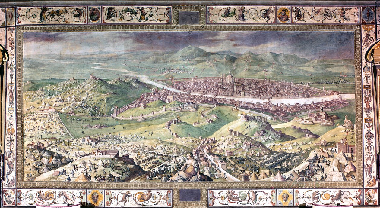 1530年佛罗伦萨围城战 作者 乔治·瓦萨里（Giorgio Vasari）