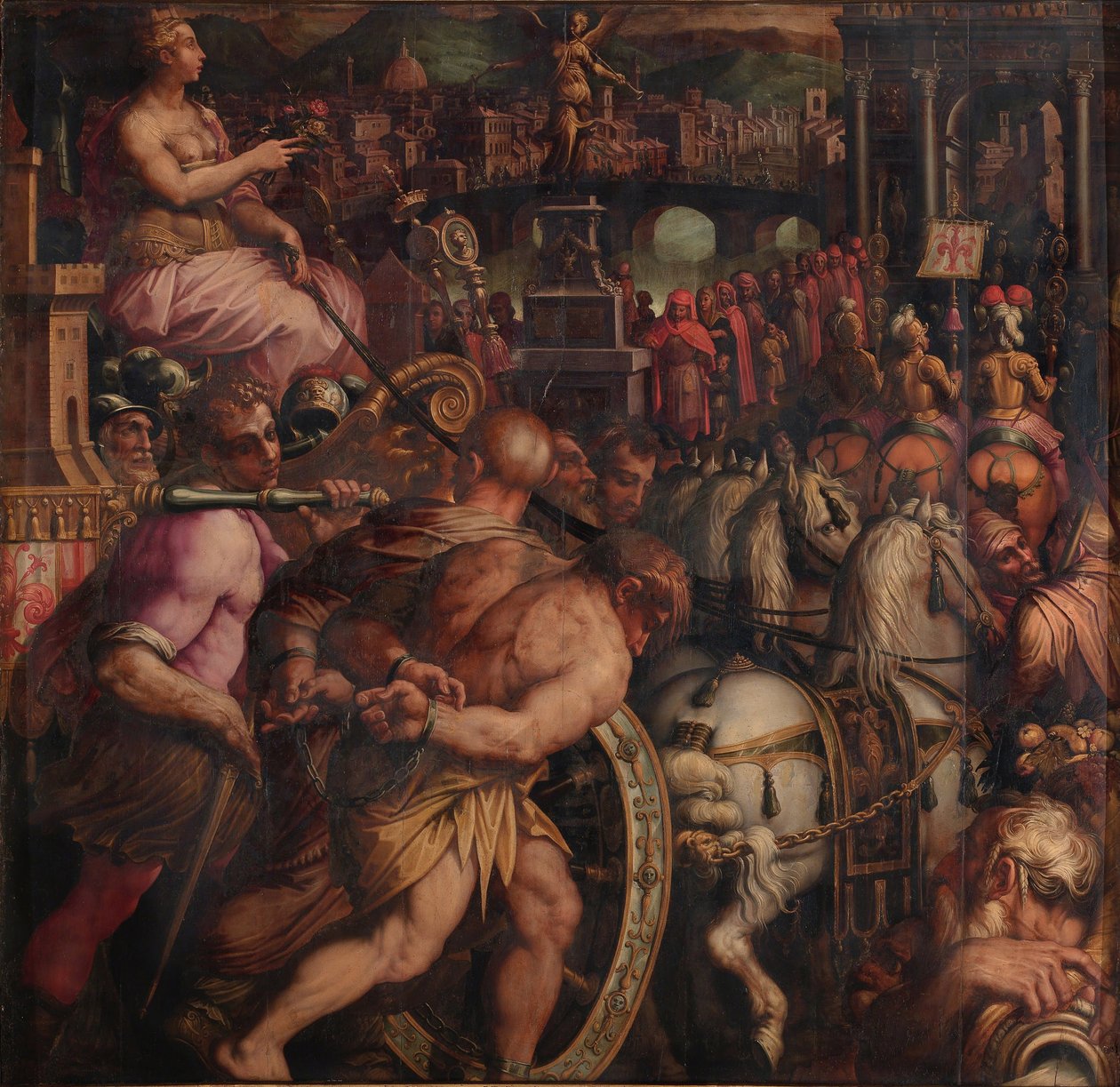 比萨胜利后的胜利（1563-1565） 作者 乔治·瓦萨里（Giorgio Vasari）