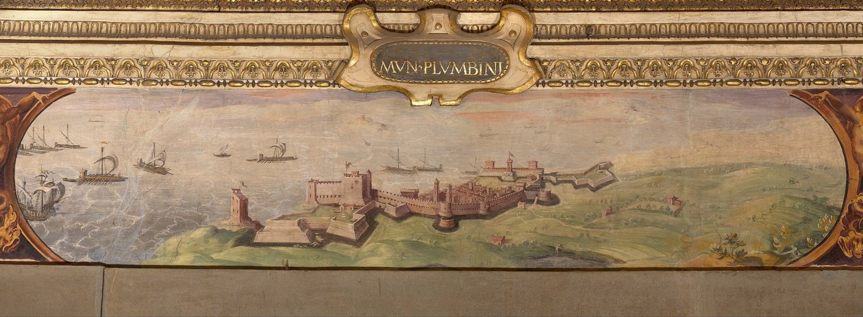 皮翁比诺视图，1557-1558年 作者 乔治·瓦萨里（Giorgio Vasari）