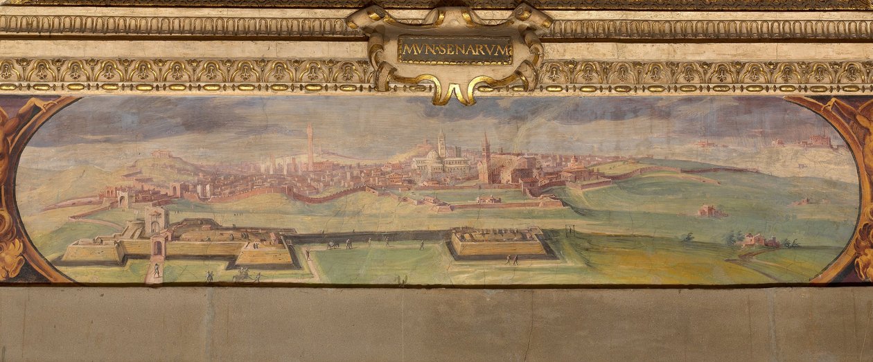 锡耶纳景色，1557-1558年 作者 乔治·瓦萨里（Giorgio Vasari）
