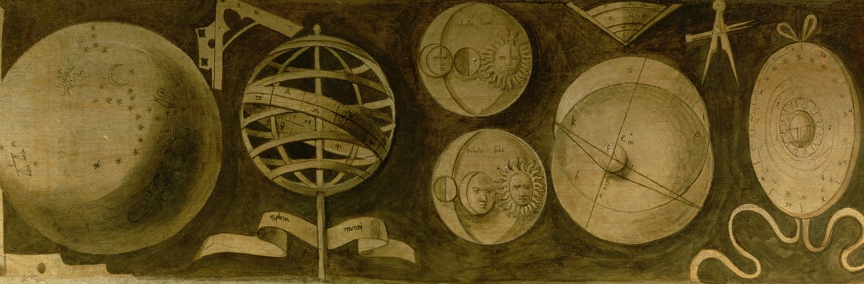 占星术：各种仪器和图表 作者 Giorgione da Castelfranco