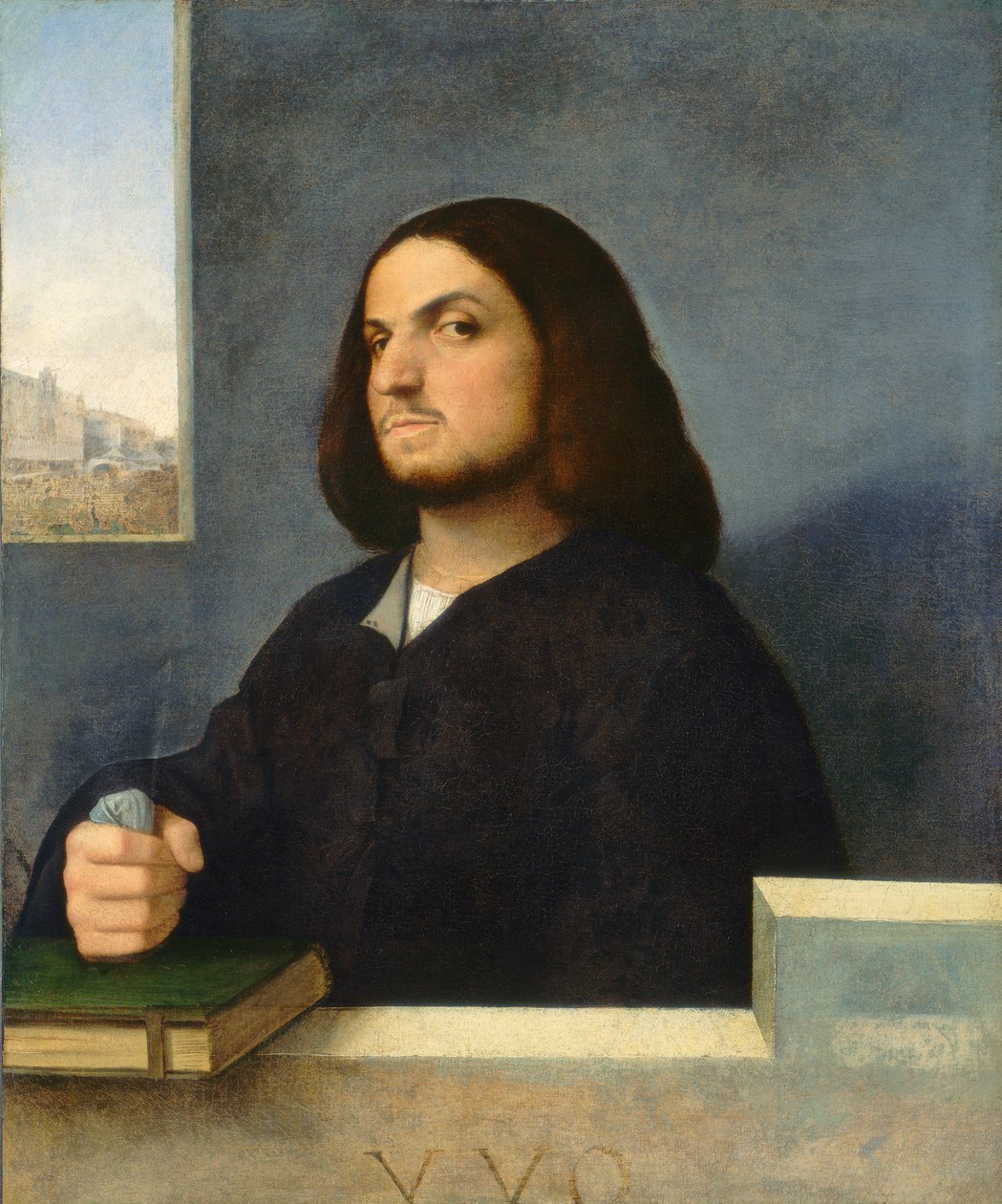 威尼斯绅士的肖像，c.1510 作者 Giorgione da Castelfranco