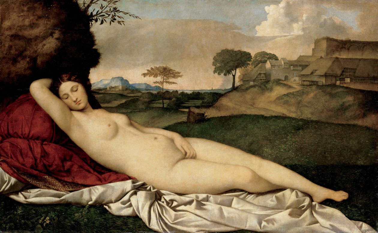 沉睡的金星 作者 Giorgione da Castelfranco