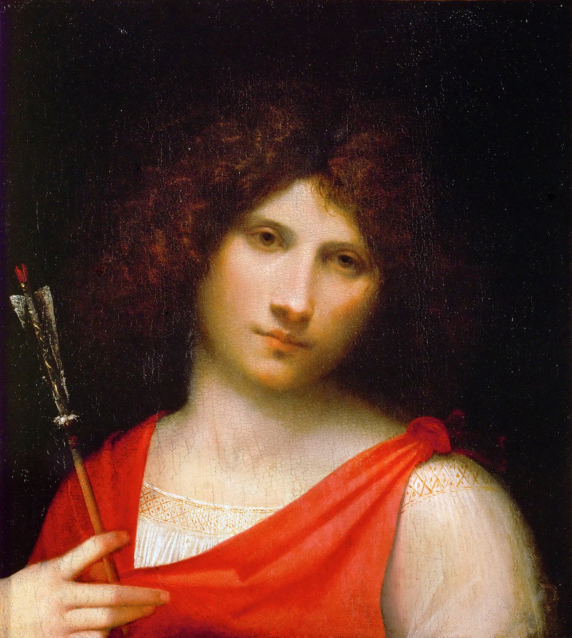 有箭头的年轻人，c。 1505 作者 Giorgione da Castelfranco