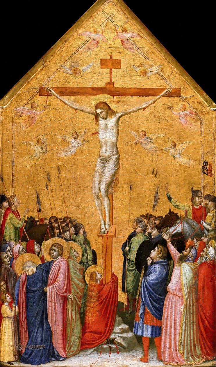 德语：Die Kreuzigung Christi 耶稣受难记 作者 乔托