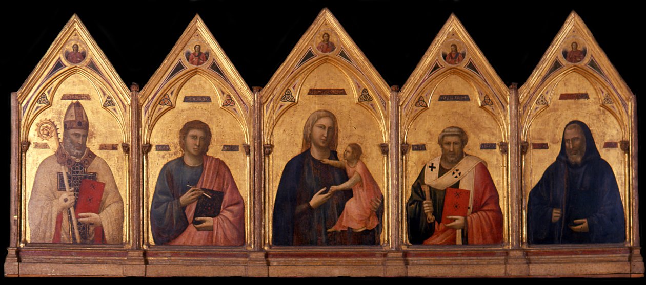 Badia Polyptych，约1301-1302 作者 乔托迪邦多内