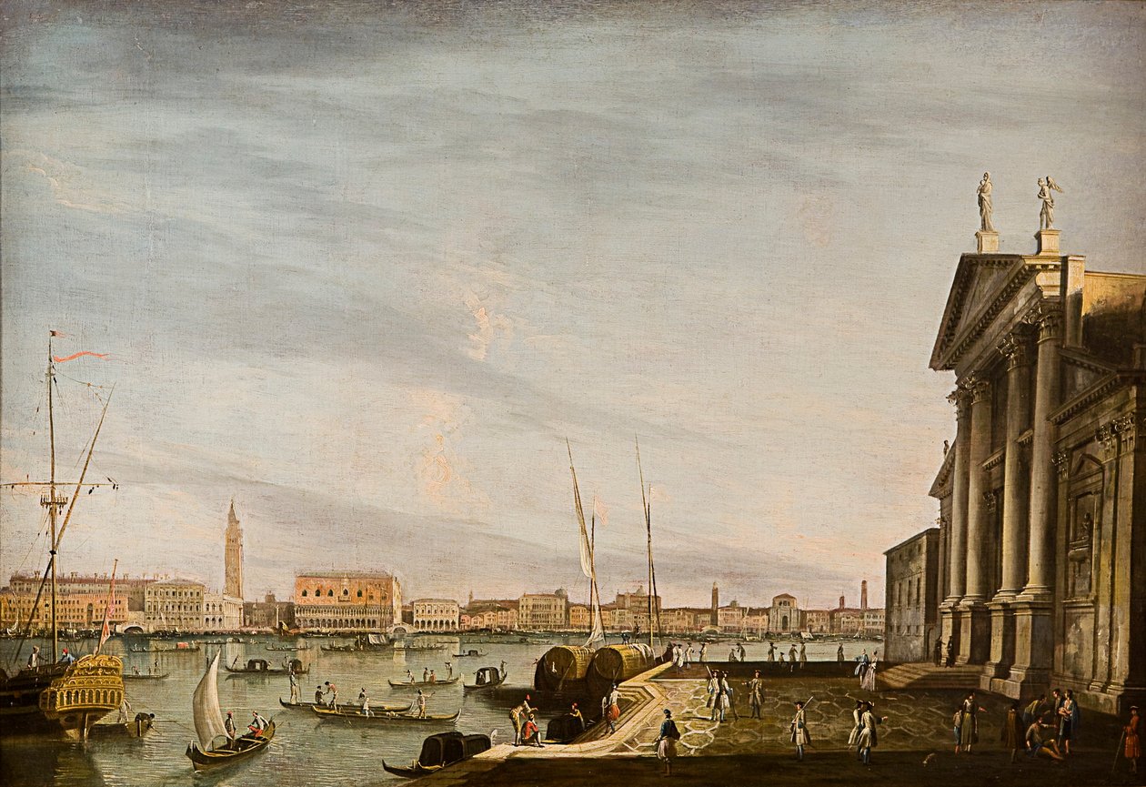 威尼斯，从圣乔治马焦雷的视图 作者 乔瓦尼·安东尼奥运河（Canaletto）