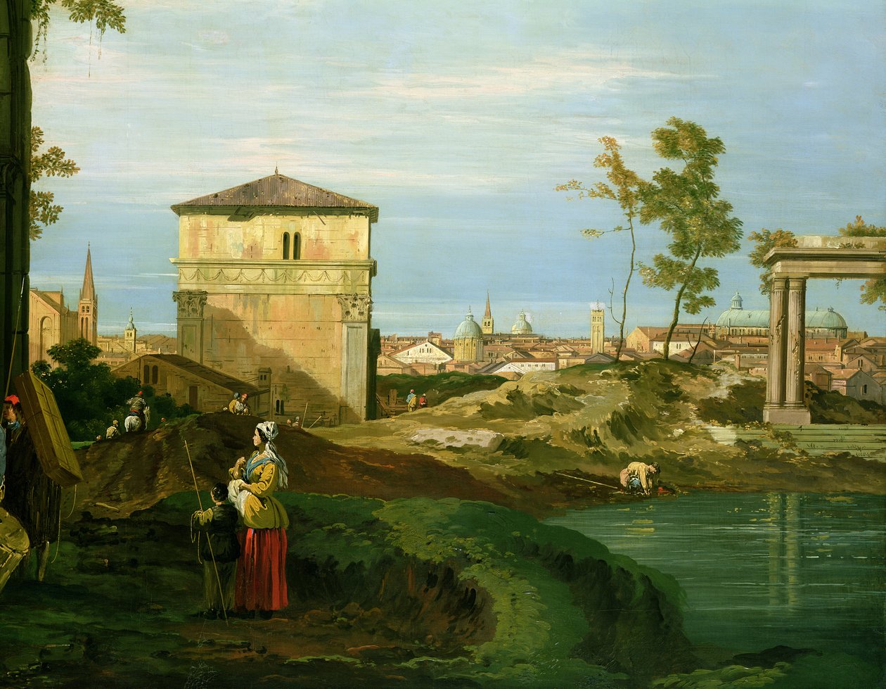 详细信息&39;Capriccio with Motifs from Padua&39;，c.1756（见141302） 作者 乔瓦尼·安东尼奥运河（Canaletto）