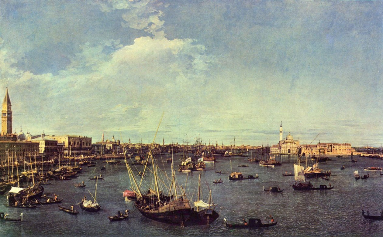圣马可港口 作者 乔瓦尼·安东尼奥运河（Canaletto）