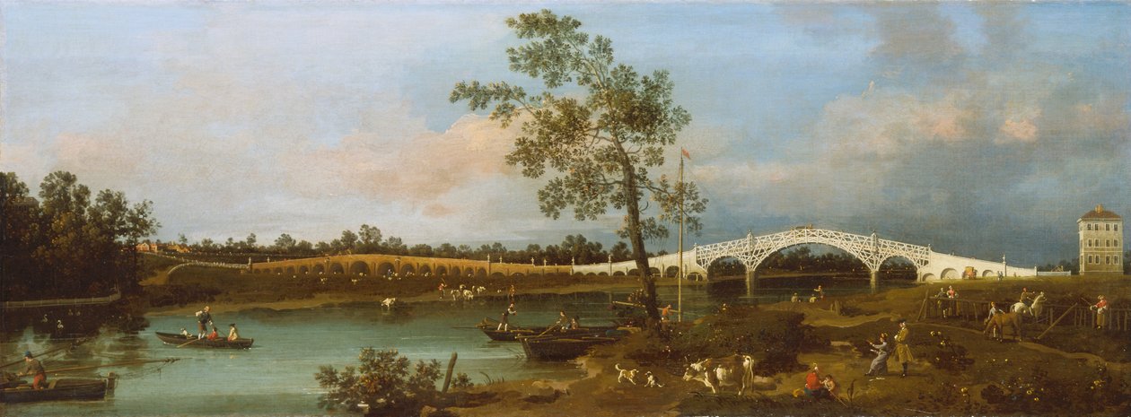 老沃尔顿桥 作者 乔瓦尼·安东尼奥运河（Canaletto）