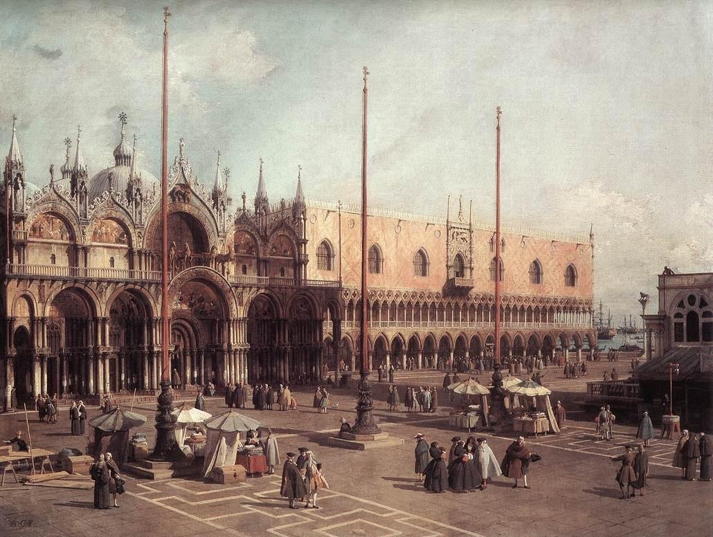 圣马可广场 作者 乔瓦尼·安东尼奥运河（Canaletto）