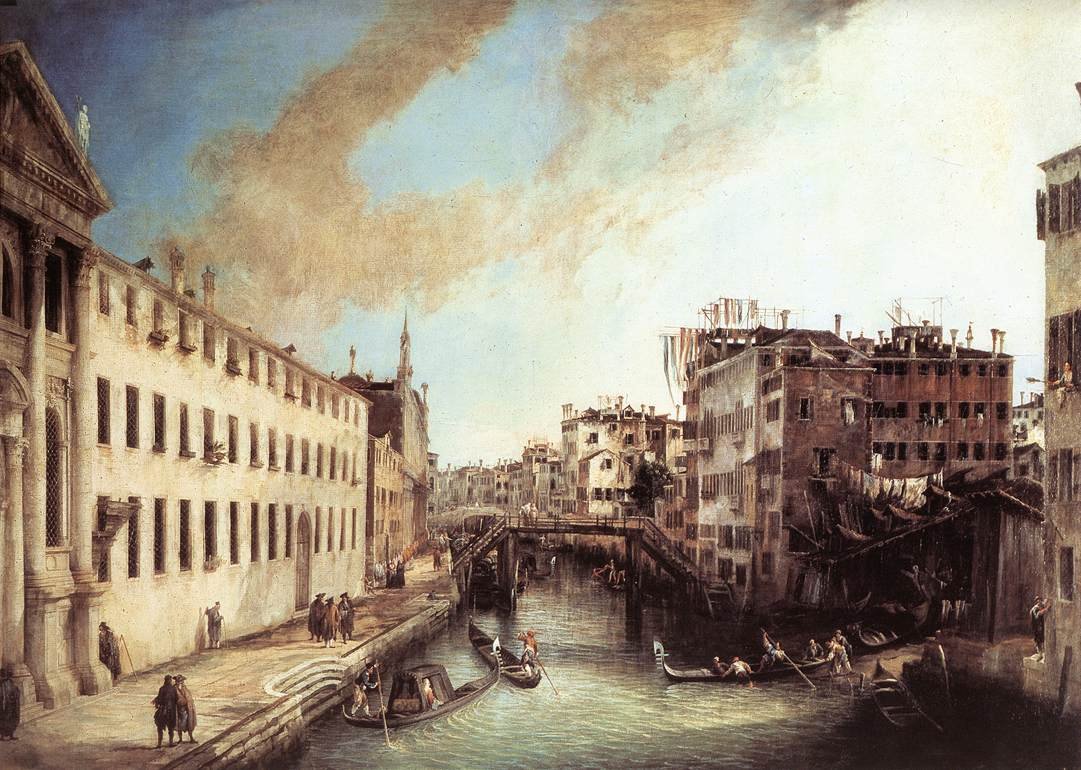 Rio dei Mendicanti 作者 乔瓦尼·安东尼奥运河（Canaletto）