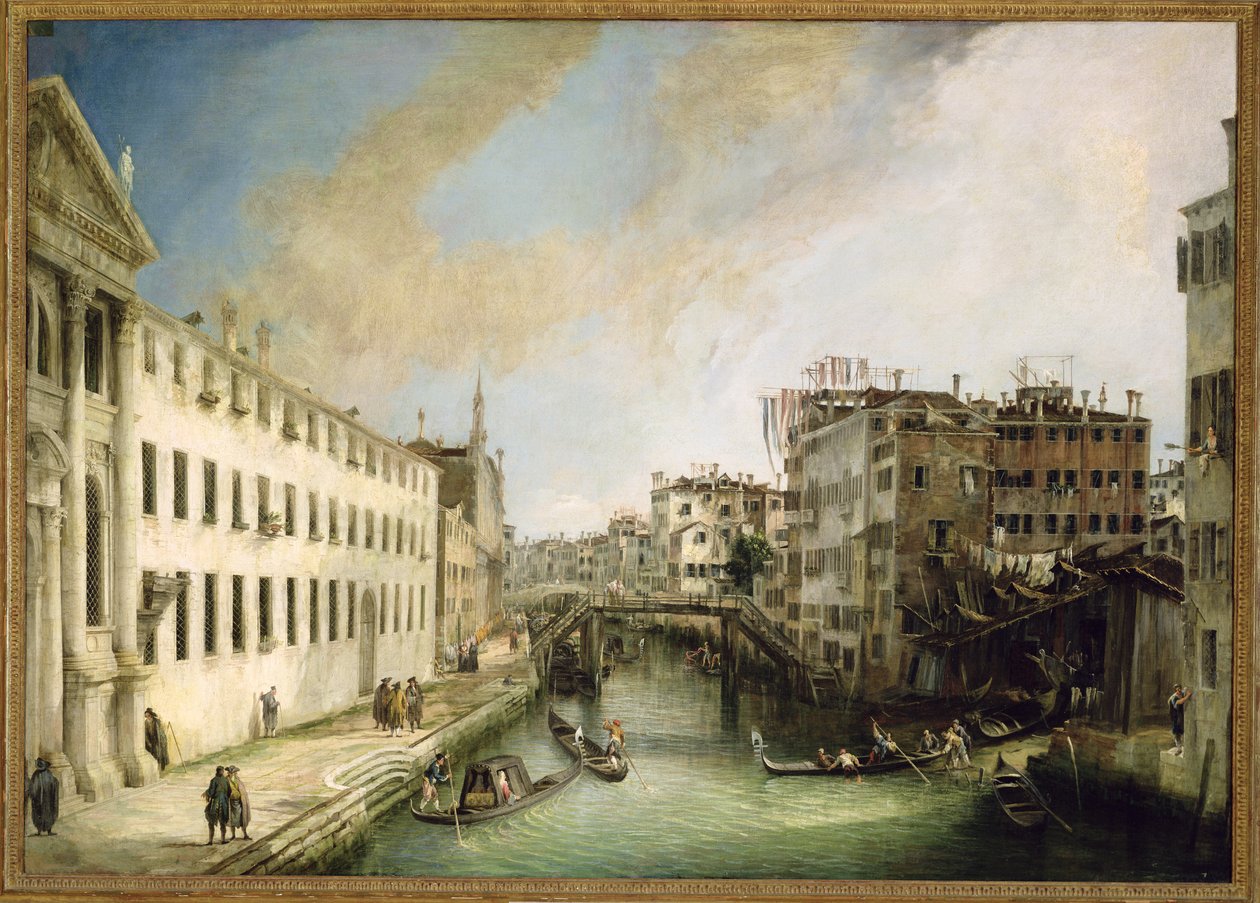 Rio dei Mendicanti，1724年 作者 乔瓦尼·安东尼奥运河（Canaletto）