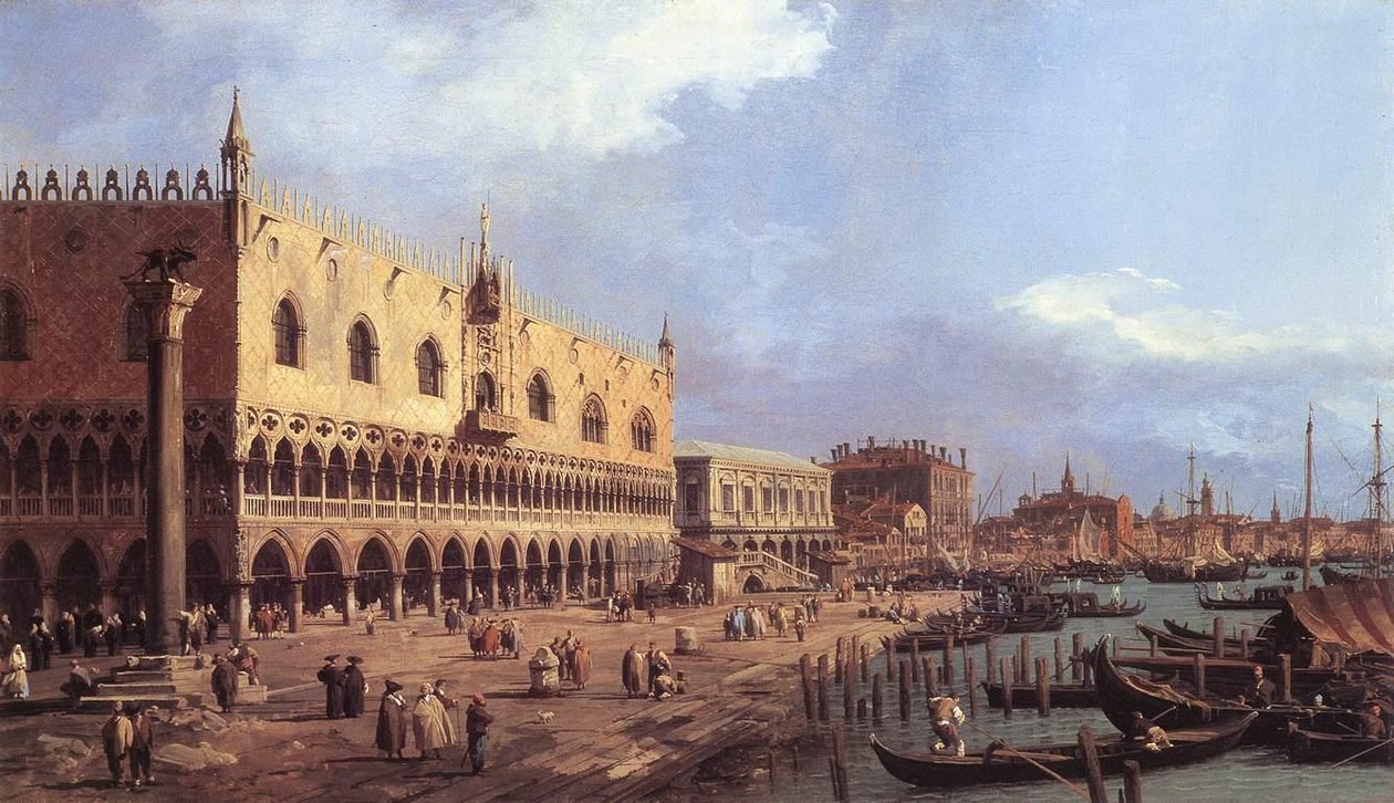Riva degli Schiavoni 作者 乔瓦尼·安东尼奥运河（Canaletto）
