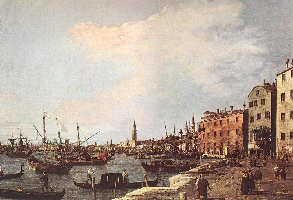 Riva degli Schiavoni 作者 乔瓦尼·安东尼奥运河（Canaletto）